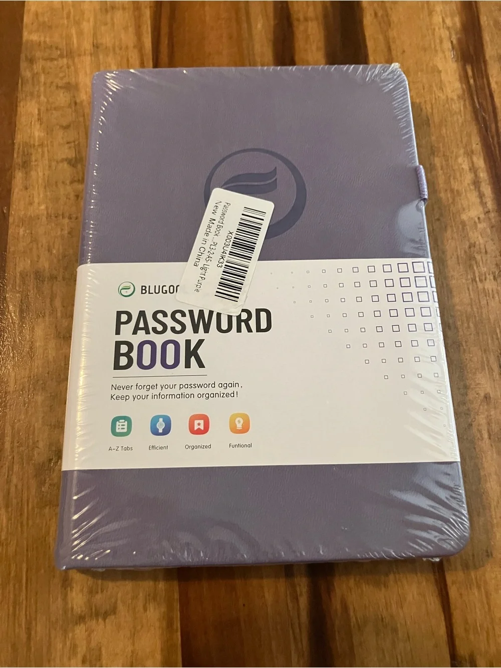 Purple Password Book